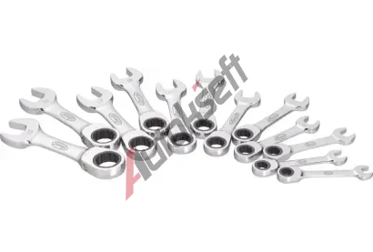 VIGOR R��na-sada kl��� o�ko-vidlice Ratcheting combination wrench set, short style VGR V2821, V2821