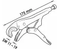 VIGOR Staviteln klet Grip pliers VGR V3738, V3738