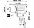 VIGOR Rzov roubovk (stlaen vzduch) Impact wrench VGR V4800, V4800