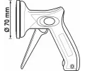 VIGOR Nlevka Single-hand mini window pane holder VGR V5531, V5531