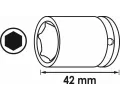 VIGOR Rzov hlavice Impact socket short VGR V5550S-14, V5550S-14