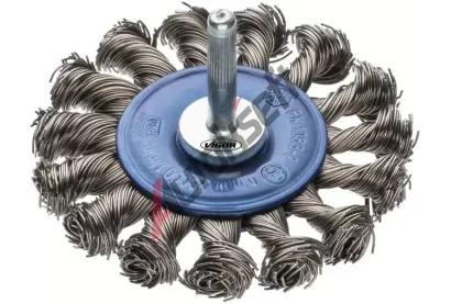 VIGOR Brusn� kart��ek Wheel brush knotted wire 75�mm VGR V6806, V6806