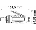 VIGOR Pm bruska (stlaen vzduch) Die grinder set mini VGR V6906, V6906