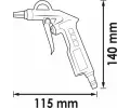 VIGOR Vzduchov pistole Air blow gun short VGR V7135, V7135