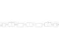 Tsnn kolena sacho potrub / kolektoru vfukovch plyn REINZ ‐ VR 71-20661-20