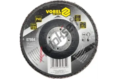 Vorel Kotou� brusn� lamelov� 125 mm P80 VRL TO-07986, TO-07986