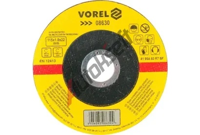 Vorel Kotouč řezný na kov 115 x 22 x 1,0 mm VRL TO-08630, TO-08630 Vorel Kotouč řezný na kov 115 x 22 x 1,0 mm VRL TO-08630, TO-08630