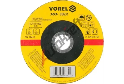 Vorel Kotouč řezný na kov 125 x 22 x 1,0 mm VRL TO-08631, TO-08631 Vorel Kotouč řezný na kov 125 x 22 x 1,0 mm VRL TO-08631, TO-08631