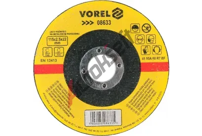 Vorel Kotou� �ezn� na kov 115 x 22 x 2,5 mm VRL TO-08633, TO-08633