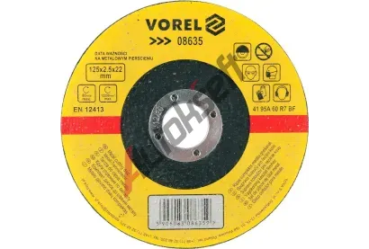 Vorel Kotouč řezný na kov 125 x 22 x 2,5 mm VRL TO-08635, TO-08635 Vorel Kotouč řezný na kov 125 x 22 x 2,5 mm VRL TO-08635, TO-08635