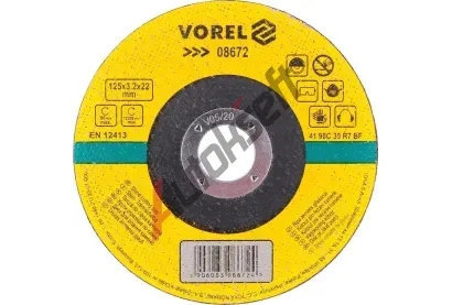 Vorel Kotou� �ezn� na k�men 125 x 22 x 3,2 mm VRL TO-08672, TO-08672