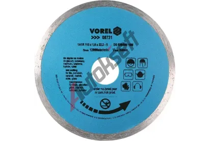 Vorel Kotouč řezný diamantový 125 x 22,2 x 1,6 mm plný VRL TO-08732, TO-08732 Vorel Kotouč řezný diamantový 125 x 22,2 x 1,6 mm plný VRL TO-08732, TO-08732