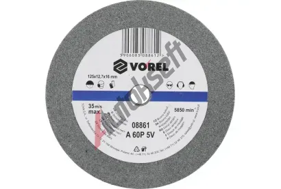 Vorel Kotou� brusn� 125 x 12,7 x 16 mm jemn� do stoln� brusky VRL TO-08861, TO-08861