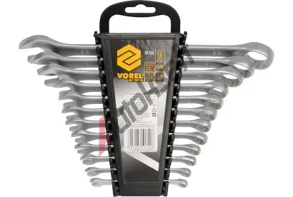 Vorel Sada kl��� o�koploch�ch 12 ks 6 - 22 mm CrV VRL TO-51722, TO-51722