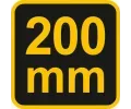 Vorel Kl�� nastaviteln� 200 mm plastov� rukoje� VRL TO-54071, TO-54071