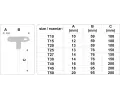 Vorel Sada kl��� TORX "T" 9 ks VRL TO-56639, TO-56639