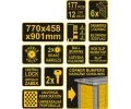 Vorel Sk���ka d�lensk� poj�zdn� s n��ad�m (177ks) 6 z�suvek VRL TO-58540, TO-58540