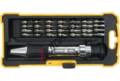 Vorel �roubov�k r��nov� s n�stavci sada 29 ks VRL TO-64401, TO-64401