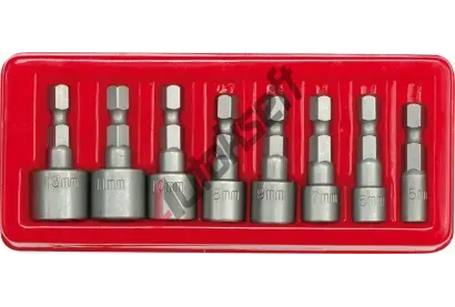 Vorel Sada bit� n�stavc� �estihrann�ch 8 ks CrV 1/4" VRL TO-66113, TO-66113