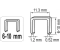 Vorel Sešívačka úderová 6 - 10 mm VRL TO-71080, TO-71080