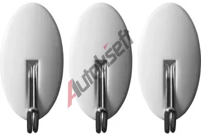 Vorel H��ky n�st�nn� samolep�c� 3ks ov�l, kov. nosn. 0,8kg VRL TO-74751, TO-74751