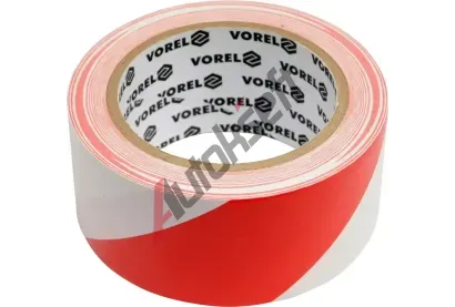 Vorel Páska lepící výstražná 48 mm x 33 m (červenobílá) VRL TO-75230, TO-75230 Vorel Páska lepící výstražná 48 mm x 33 m (červenobílá) VRL TO-75230, TO-75230