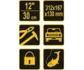 Vorel Box na n��ad� plastov� 12" 1 z�mek 30cm VRL TO-78811, TO-78811