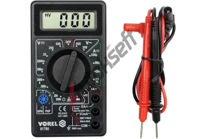Vorel Multimetr digit�ln� VRL TO-81780, TO-81780