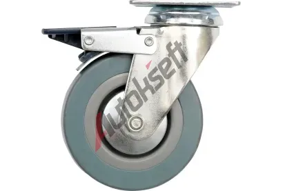 Vorel Kole�ko oto�n�, gumov� s brzdou 20kg 50/16/72mm VRL TO-87381, TO-87381