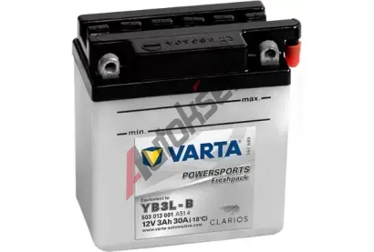 VARTA 3Ah P, s.p.30A, POWERSPORTS Freshpack, 12V, 100x58x112 VT 503013, VT 503013001A514