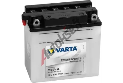VARTA 8Ah L, s.p.110A, POWERSPORTS Freshpack, 12V, 137x76x134 VT 508013, VT 508013008A514