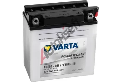 VARTA 9Ah P, s.p.85A, POWERSPORTS Freshpack, 12V, 136x76x140 VT 509015, VT 509015008A514