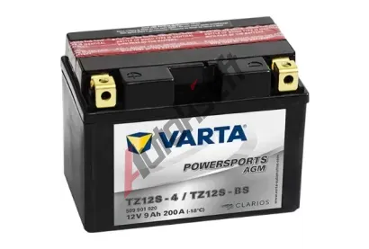 VARTA 9Ah L, s.p.200A, POWERSPORTS AGM, 12V, 150x87x110 VT 509901, VT 509901020A514