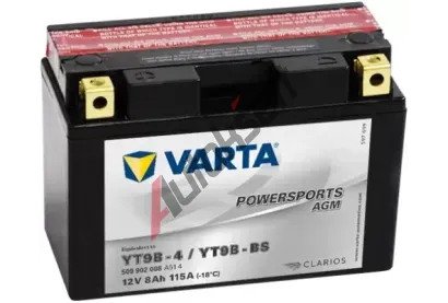 VARTA 8Ah L, s.p.115A, POWERSPORTS AGM, 12V, 149x70x105 VT 509902, VT 509902008A514