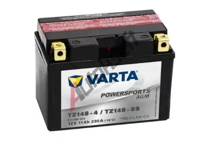 VARTA 11Ah L, s.p.230A, POWERSPORTS AGM, 12V, 150x87x110 VT 511902, VT 511902023A514 VARTA 11Ah L, s.p.230A, POWERSPORTS AGM, 12V, 150x87x110 VT 511902, VT 511902023A514