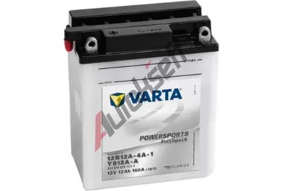 VARTA 12Ah L, s.p.160A, POWERSPORTS Freshpack, 12V, 136x82x161 VT 512011, VT 512011012A514