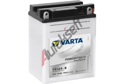 VARTA 12Ah L, s.p.160A, POWERSPORTS Freshpack, 12V, 136x82x162 VT 512015, VT 512015012A514