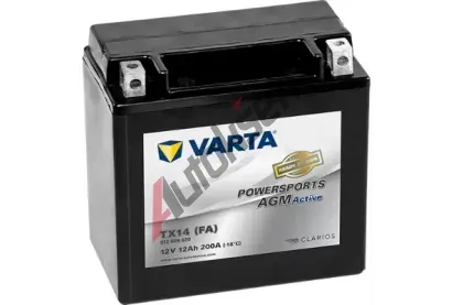 VARTA 12Ah L, s.p. 200A, POWERSPORTS AGM, 12V, 150x87x146 VT 512909020A512, 512909020A512