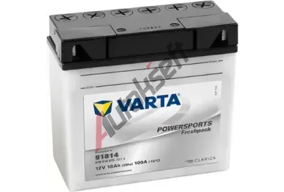 VARTA 18Ah P, s.p.100A, POWERSPORTS Freshpack, 12V, 186x82x171 VT 518014, VT 518014015A514