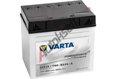 VARTA 25Ah P, s.p.300A, POWERSPORTS Freshpack, 12V, 186x130x171 VT 525015, VT 525015022A514