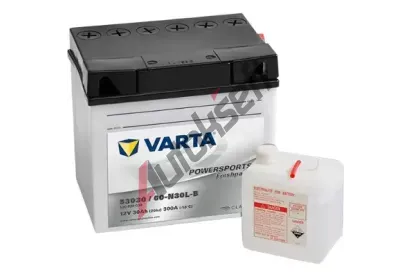 VARTA 30Ah P, s.p.180A, POWERSPORTS Freshpack, 12V, 186x130x171 VT 530030, VT 530030030A514