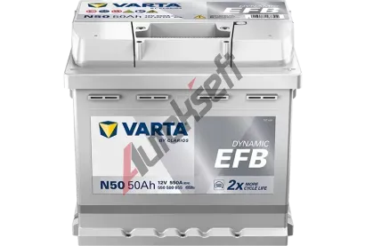 VARTA Startovací baterie VT 550500055K262, 550500055K262  VARTA Startovací baterie VT 550500055K262, 550500055K262