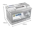 VARTA Startovací baterie VT 565500065K262, 565500065K262