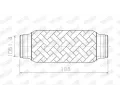 WALKER Zvlnn trubka - vfukov systm WA 05320, 05320