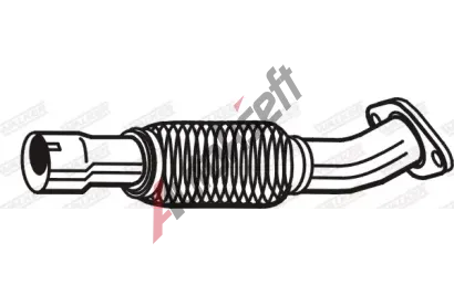 WALKER Zvlnn trubka vfukovho systmu WA 10718, 10718