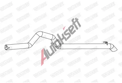 WALKER Vfukov trubka WA 10804, 10804