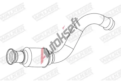 WALKER Vfukov trubka WA 10852, 10852