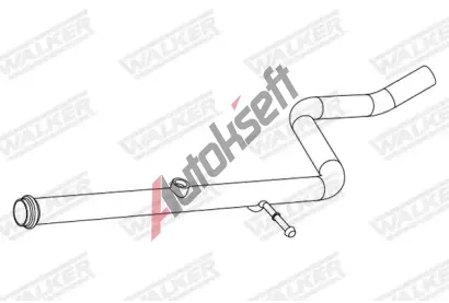WALKER Vfukov trubka WA 10854, 10854