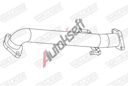 WALKER Vfukov trubka WA 10859, 10859