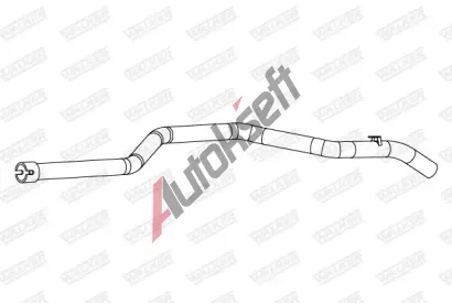 WALKER Vfukov trubka WA 10907, 10907